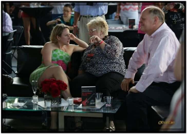UAMS Cancer Institute Rock Star Lounge event decor and guests at Little Rock Rivermarket Pavilion