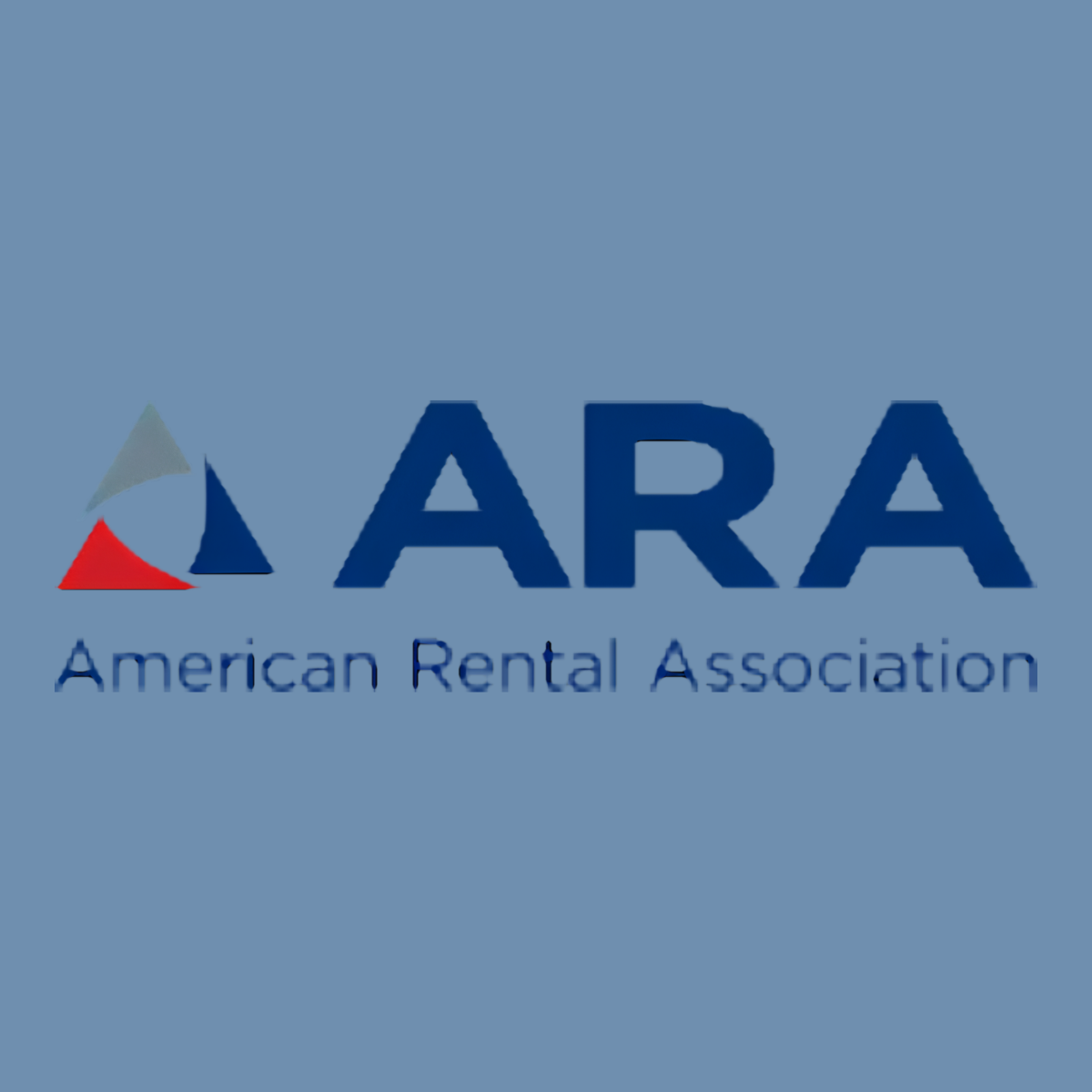Logo of the American Rental Association (ARA) featuring the acronym "ARA" and the full name "American Rental Association," symbolizing industry standards and quality in event rentals.